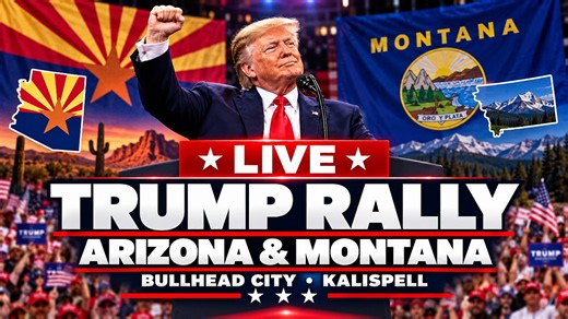 Watch Live: Trump Holds Two Midterm Rallies Today in Arizona and Montana (Oct. 14)
