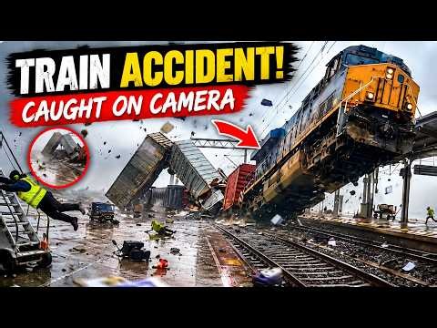 Unbelievable Train Crashes Caught on Camera!