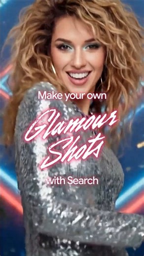 Get your ultimate ’80s glam shot with Search 📸