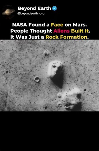 NASA Found a Face on Mars. 👽