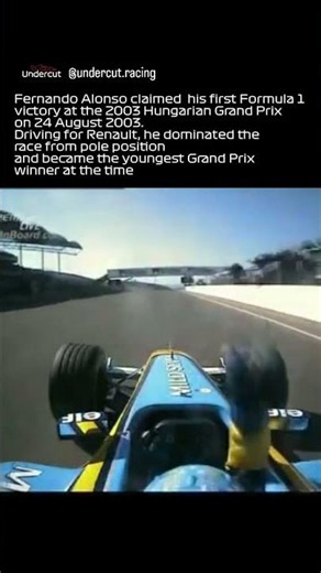 FERNANDO ALONSO : HIS FIRST WIN #fernandoalonso #f1 #edit #f1shorts #formula1 #alpine #renault