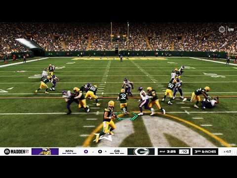 Madden NFL 27 - Minnesota Vikings vs Green Bay Packers - Gameplay (PS5 UHD) [4K60FPS]