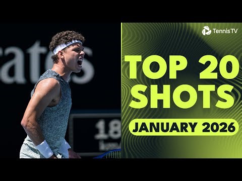 Insane Start To The Year 🤯 | Top 20 ATP Tennis Shots In January 2026