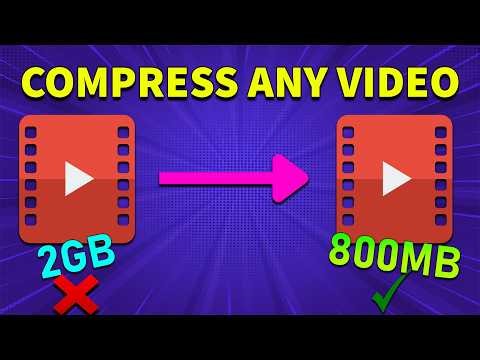 Reduce Video File Size Without Losing Quality! (Best Method 2026)