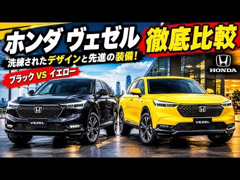 【ホンダ ヴェゼル】新型ヴェゼルを徹底解説！ブラック＆イエローの魅力とデザインを紹介｜Gaspol Auto