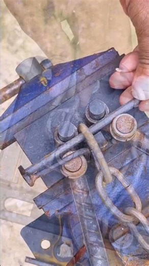 Making Chain with Rod in Workshop|Welding Project Rod Chain Making Process | Full Fabrication Work ⚙