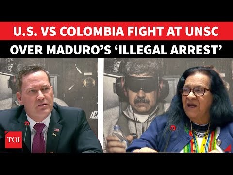 ‘Trump Is Not King Of The World, End…’: US, Colombia Spar At UNSC Over Maduro's ‘Illegal Capture’