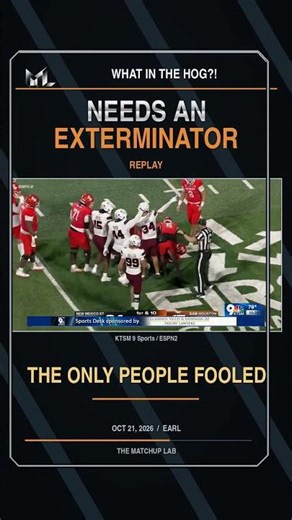 This flea-flicker needs an exterminator | What in the Hog?!
