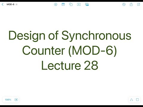Digital Electronics Lecture 28 | Design & Timing Diagram Verification of MOD-6 Synchronous Counter