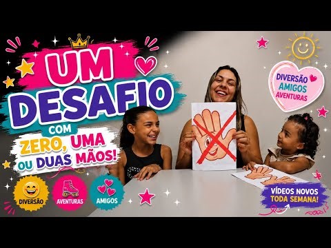 UM DESAFIO MUITO DIFÍCIL 😱 ZERO, UMA OU DUAS MÃOS!