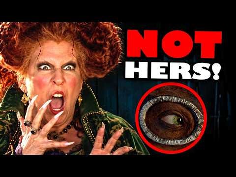 Hocus Pocus's Spellbook Picks Its Witches (the Eye Proves It)
