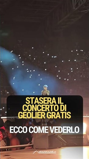 Concerto di Geolier gratis