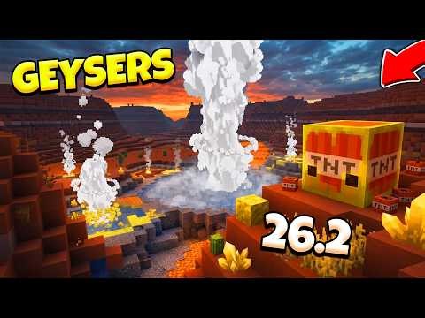 GEYSERS & Explosive Sulfur Cube TNT!? Minecraft 26.2 Snapshot 5 (Chaos Cubed)