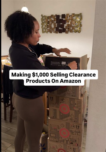 $1,000 from CLEARANCE products💰 this is why I LOVE Amazon FBA!! I buy discounted brand name products, use @SellerAmp to check demand, competition potential profit, then prep and ship everything to Amazon! Amazon handles the storage, packing, shipping customer service for my FBA orders 🤯 and because I resell brands people already know, I can take advantage of existing demand without spending money on ads!! I started at 19 with a few hundred dollars and have now generated over $600K in Amazon sa