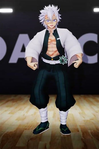 MMD x Demon Slayer - Big Guy Spongebob - #sanemi #quickmagic