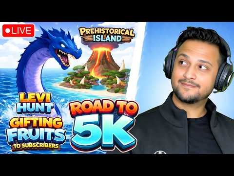 Live Leviathan hunt and prehistoric island | Blox fruit