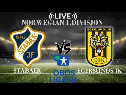 🔴Live Score Stabaek vs Egersunds IK | Norwegian 1.Divisjon