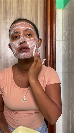 Rice mask day 🌾✨ Natural glow, smooth skin🤌🏾
