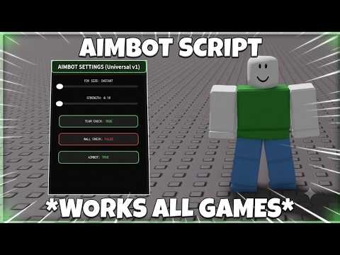 *FREE* Aimbot Script *NO KEY* | WORKS ALL GAMES | PASTEBIN MORE (MOBILE & PC)