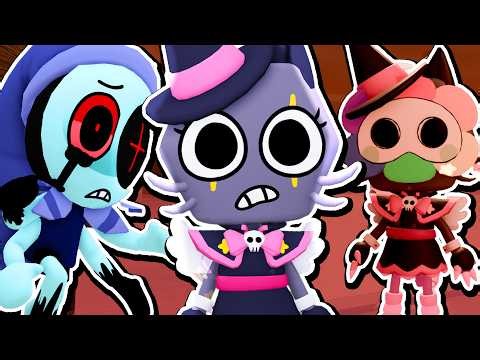 SPOOKY Dandy's World Run with WICKED WITCH SCRAPS!