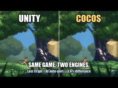 Unity vs Cocos: Lost Crypt auto-port, same game on two engines
