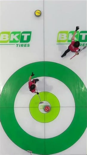 Final stone to win the game #curling