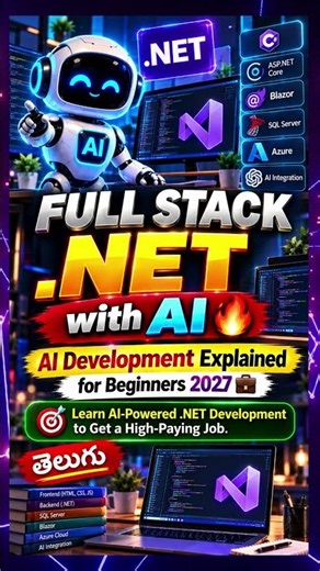 Full Stack .NET with AI Explained | Beginner Roadmap 2027 | AI Jobs | Naresh IT