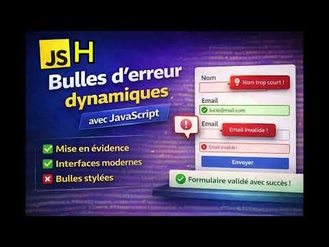 🎯 “Créer des bulles d’erreur dynamiques avec JavaScript (Validation visuelle pro) 🚀”-H-