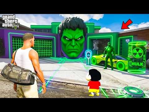 GTA 5 - Franklin's House is the NEW HULK BASE! (Upgrade)