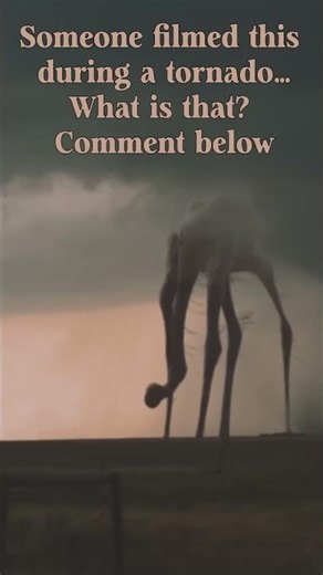 A Creature Was Inside the Tornado… | Unexplained Creatures — Part 1 #alien #opticalillusion