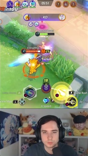 LUCARIO gets the 3 KO with PuP Bone Rush | Pokemon Unite