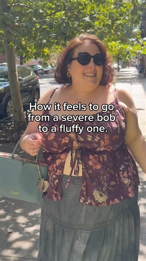 Fluffy bob haircut
