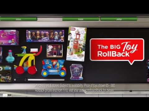 Asda The Big Toys RollBack Advert 2017
