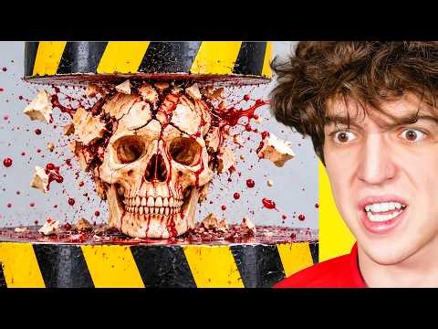 100 ITEMS vs HYDRAULIC PRESS! (Oddly Satisfying Moments!)