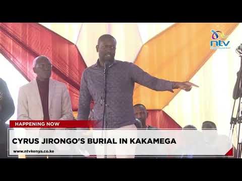 Edwin Sifuna's speech during Cyrus' Jirongo's burial
