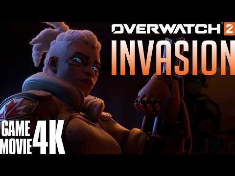 Overwatch 2: Invasion | Game Movie (Cutscenes/Dialogue) 4k60fps