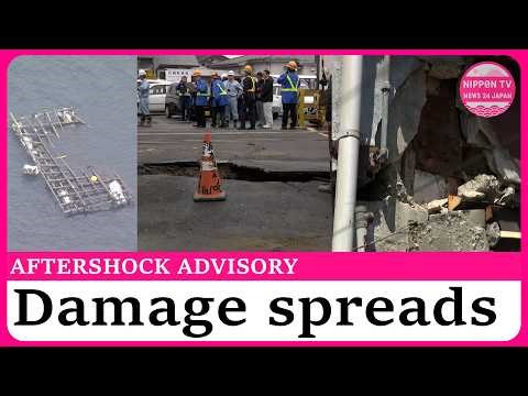 Damage from M 7.7 quake spreads as aftershock advisory covers wide region