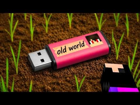 I Found My Brother’s 11 Years old SECRET Minecraft World..