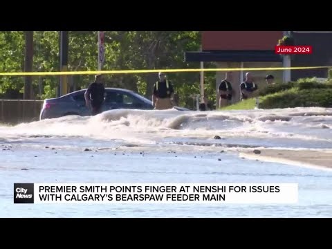 Alberta premier points finger at former Calgary mayor for water main issues
