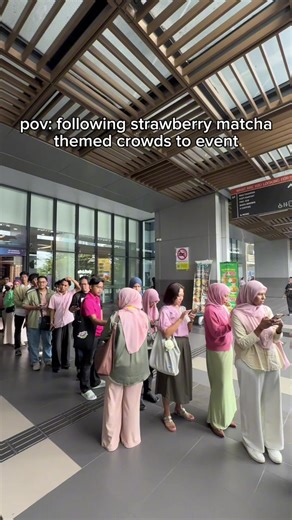 Strawberry Matcha Monorail Adventure