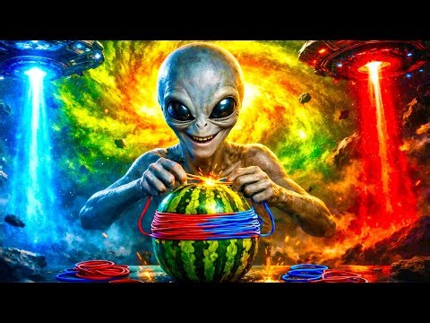 Watermelon challenge 👽🍉