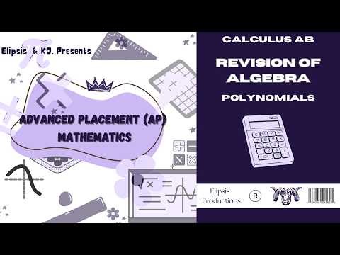 AP Maths Calculus AB Polynomials Revision