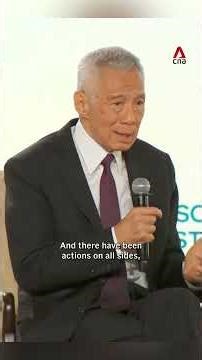 SM Lee Hsien Loong on tensions in Taiwan Strait