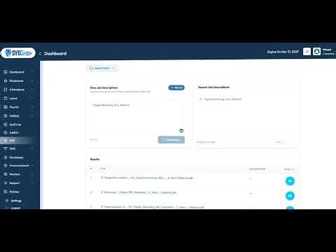 Applicant Tracking System Demo