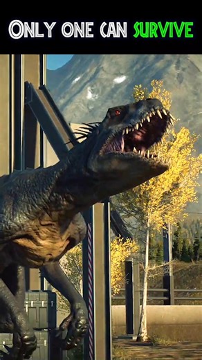 Spinosaurus 🦖 vs Scorpius Rex🐊 Jurassic World Evolution 3🌱 #jurassicworld #dinosaurs #dinosaurshorts