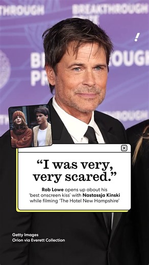 Rob Lowe opens up about his ‘best onscreen kiss’ with Nastassja Kinski