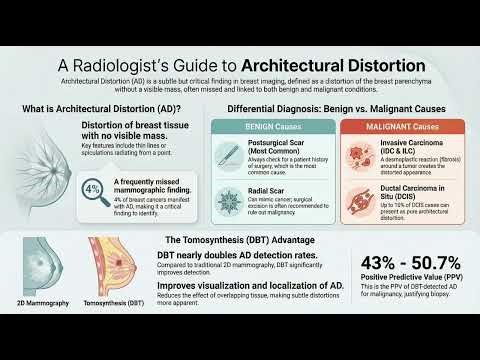 Do Not Miss Architectural Distortion: Multimodality, Pitfall for Breast Cancer Detection-Podcast