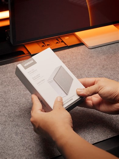 It's time to unbox the solution to your high speed storage woes. Pair the UGREEN USB 4 NVMe enclosure with your favorite drive for transfer speeds of up to 40 Gbps Speed up your storage: #ugreen #tech #gear #newtech