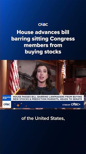 House advances bill barring sitting Congress members from buying stocks