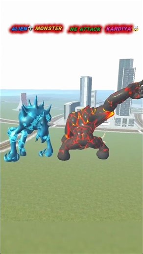 Alien 👽 Monster Attack👹🤯 Indian theft aura simulator
